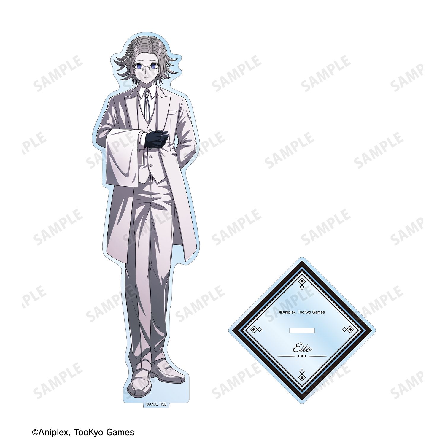 HUNDRED LINE -最終防衛学園- 描き下ろし 蒼月衛人 執事ver. 特大アクリルスタンド 画像 3 | AniSmile