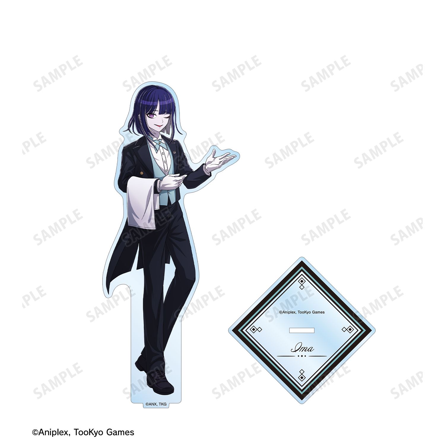 HUNDRED LINE -最終防衛学園- 描き下ろし 九十九今馬 執事ver. 特大アクリルスタンド 画像 3 | AniSmile