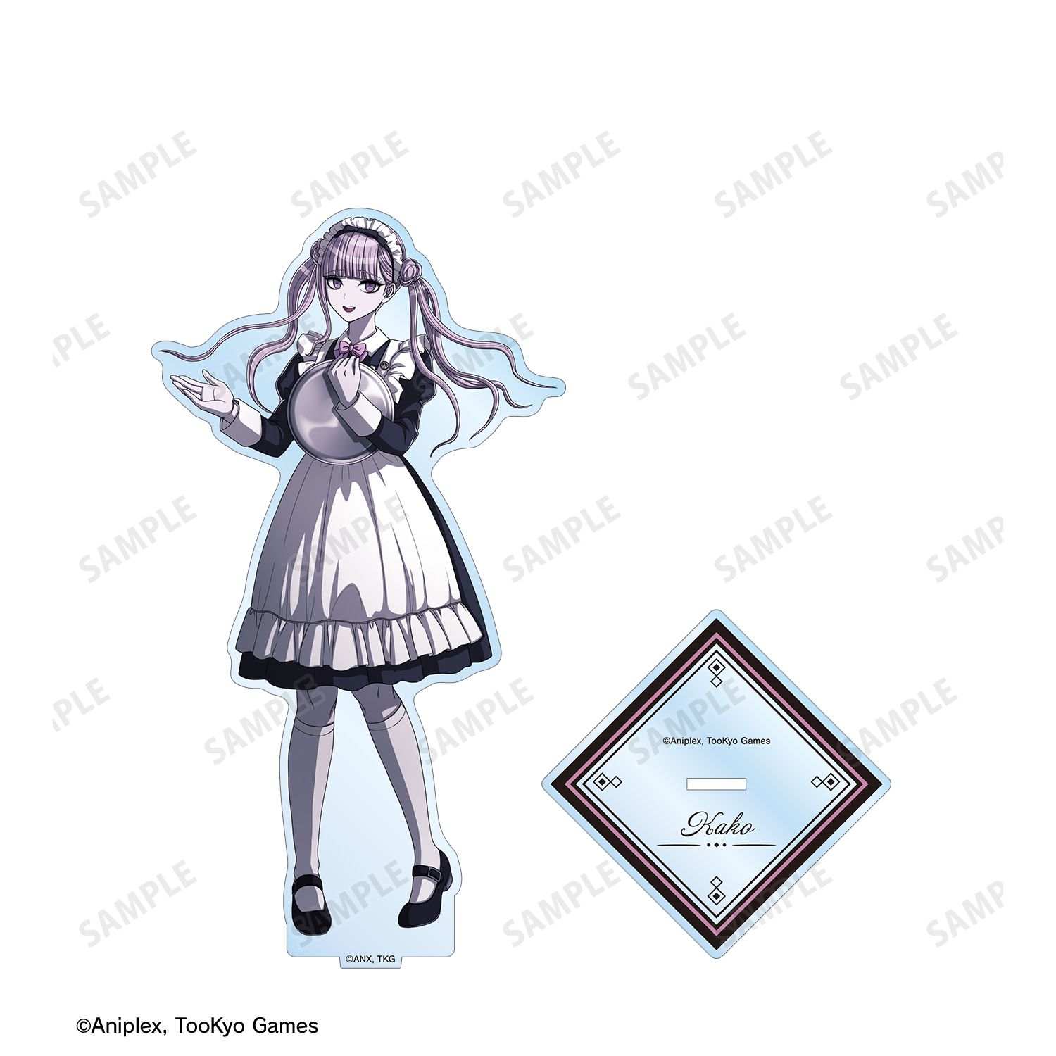 HUNDRED LINE -最終防衛学園- 描き下ろし 九十九過子 メイドver. 特大アクリルスタンド 画像 3 | AniSmile