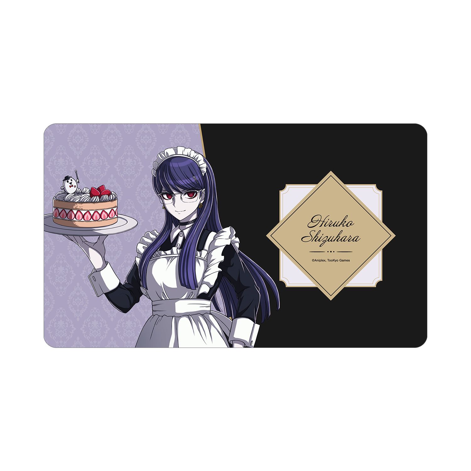 HUNDRED LINE -最終防衛学園- 描き下ろし 雫原比留子 メイドver. マルチデスクマット - 公式商品画像 | AniSmile