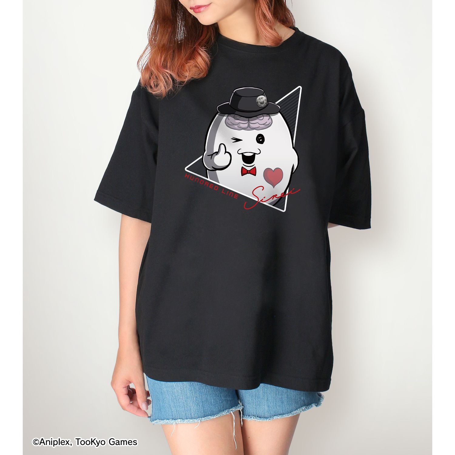 HUNDRED LINE -最終防衛学園- BIGシルエットTシャツ SIREIユニセックス(サイズ/XL) 画像 5 | AniSmile