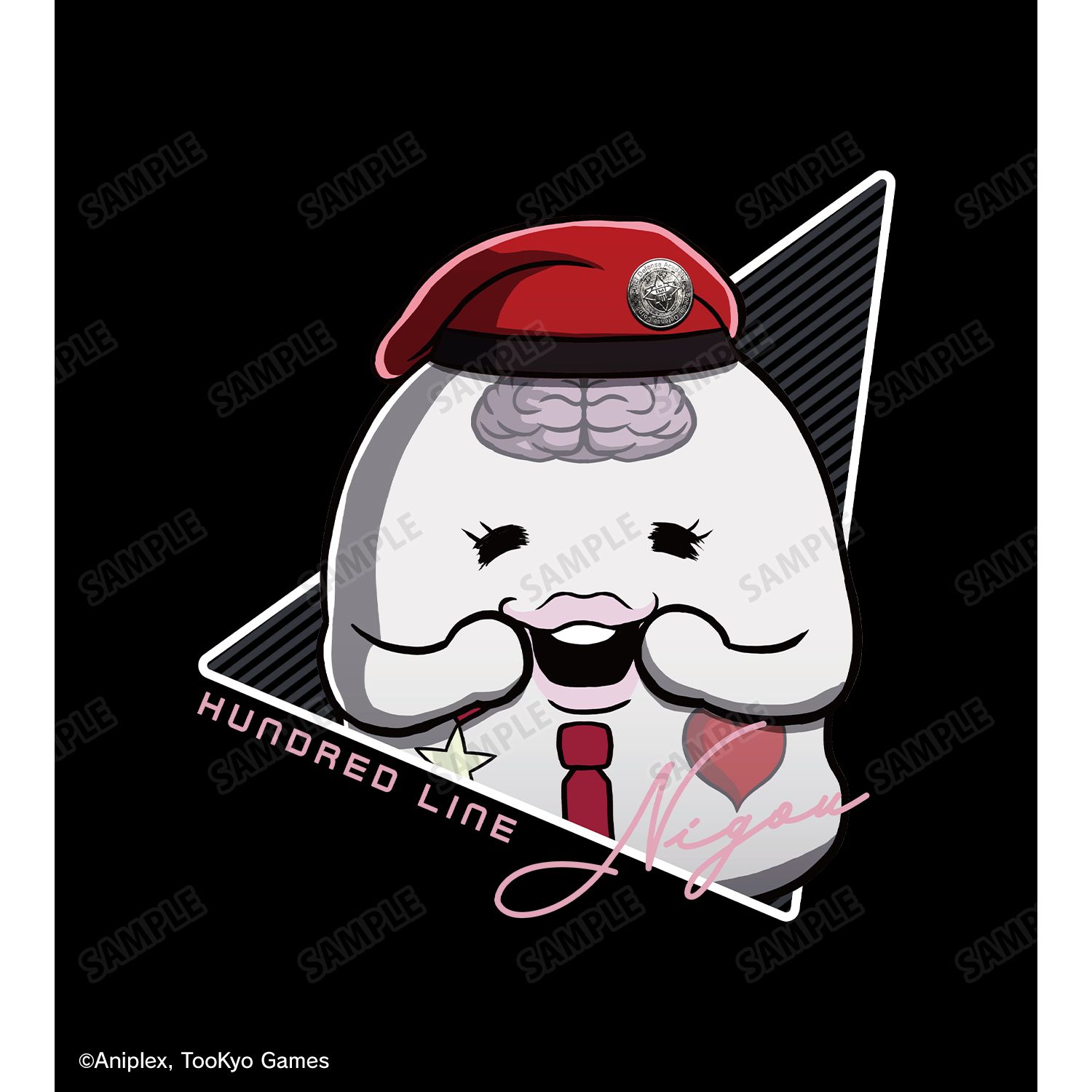 HUNDRED LINE -最終防衛学園- BIGシルエットTシャツ NIGOUユニセックス(サイズ/S) 画像 3 | AniSmile