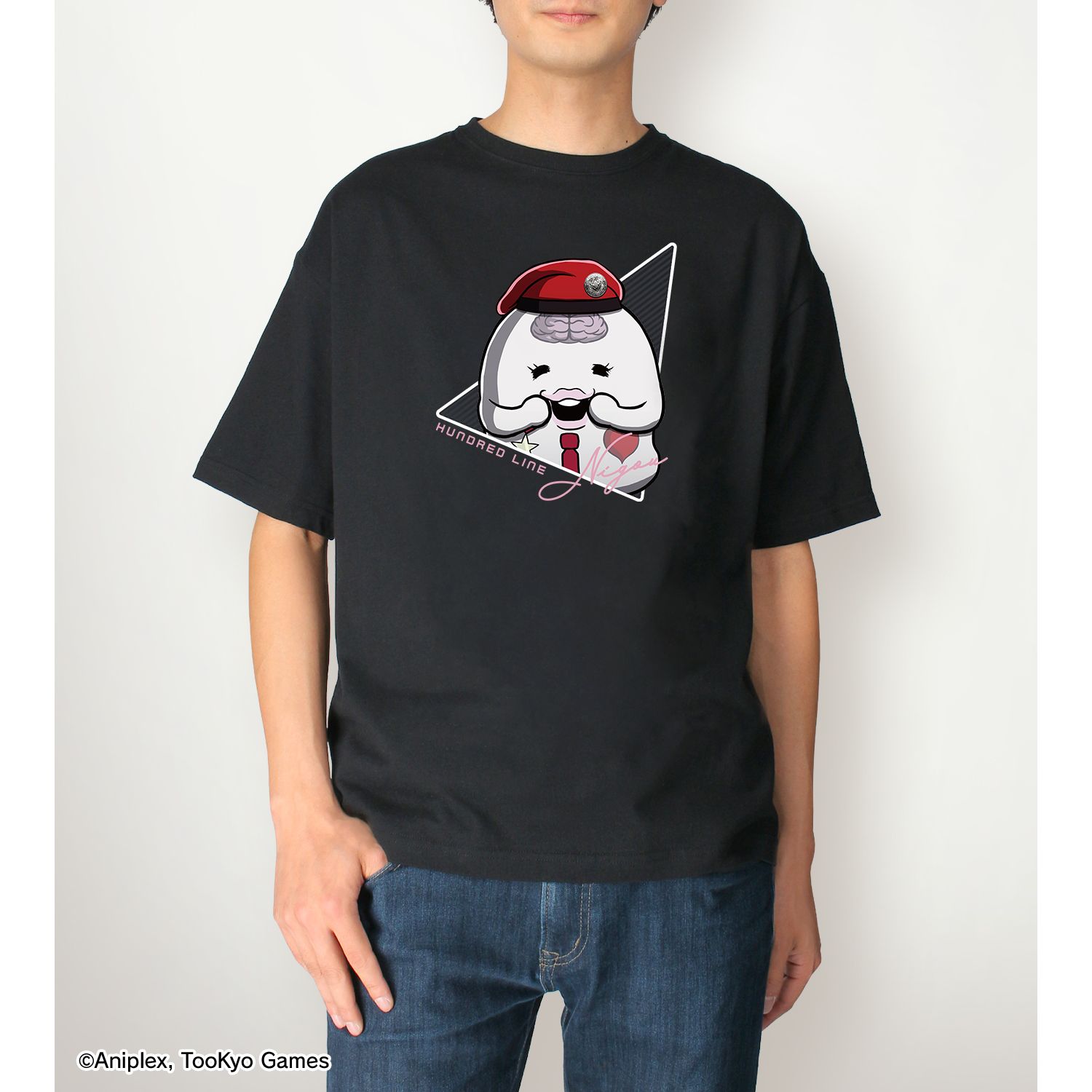 HUNDRED LINE -最終防衛学園- BIGシルエットTシャツ NIGOUユニセックス(サイズ/L) 画像 4 | AniSmile