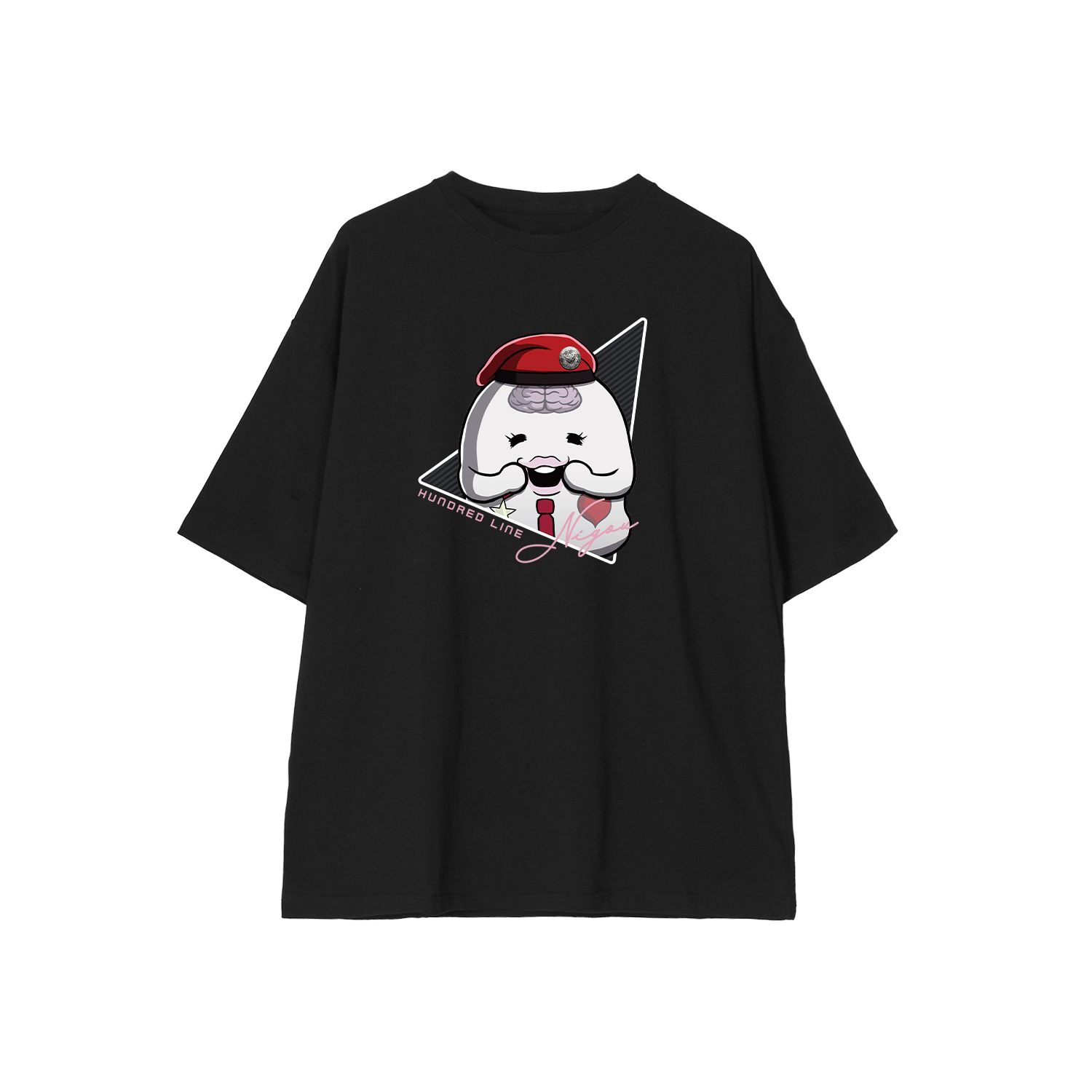 HUNDRED LINE -最終防衛学園- BIGシルエットTシャツ NIGOUユニセックス(サイズ/XL) - 公式商品画像 | AniSmile