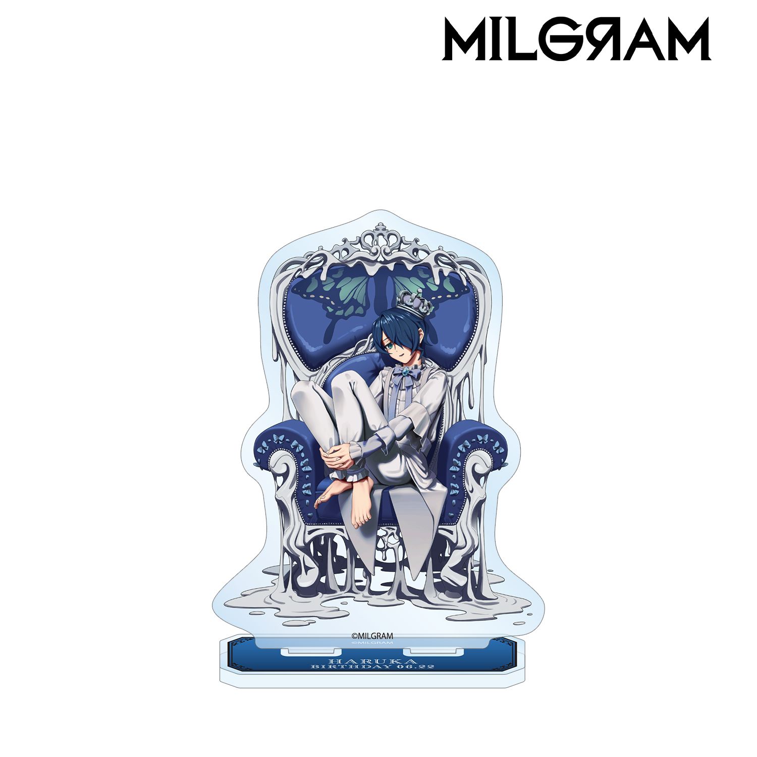 MILGRAM -ミルグラム- 描き下ろし ハルカ バースデーver. 第3弾 BIGアクリルスタンド 画像 2 | AniSmile