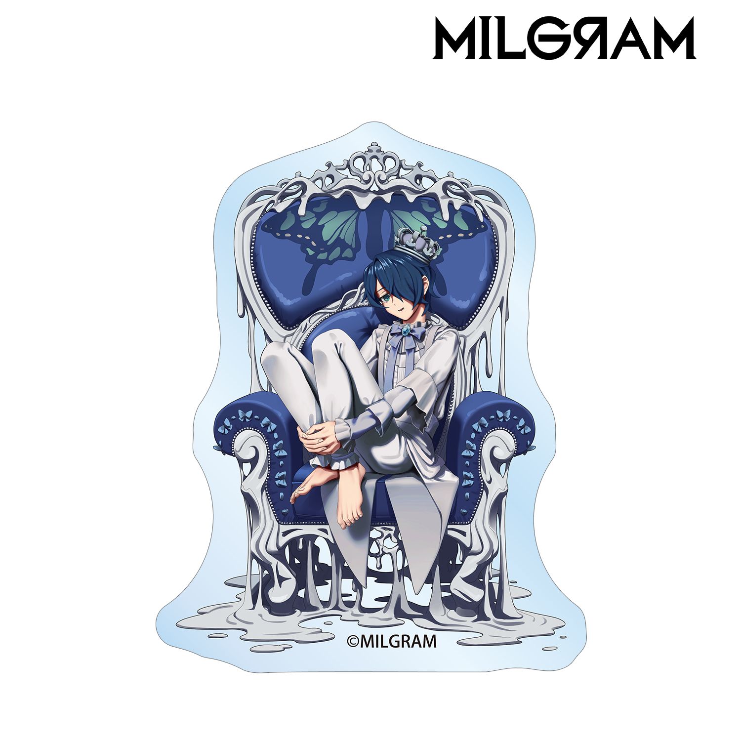 MILGRAM -ミルグラム- 描き下ろし ハルカ バースデーver. 第3弾 ダイカットステッカー 画像 2 | AniSmile