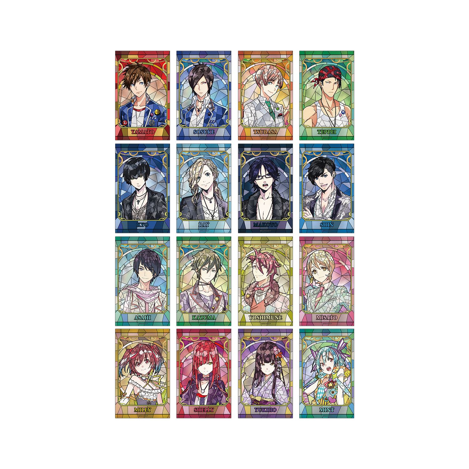 「バンドやろうぜ!」 トレーディング Aure Glass コンパクトクリアカード(単位/単品) - 公式商品画像 | AniSmile