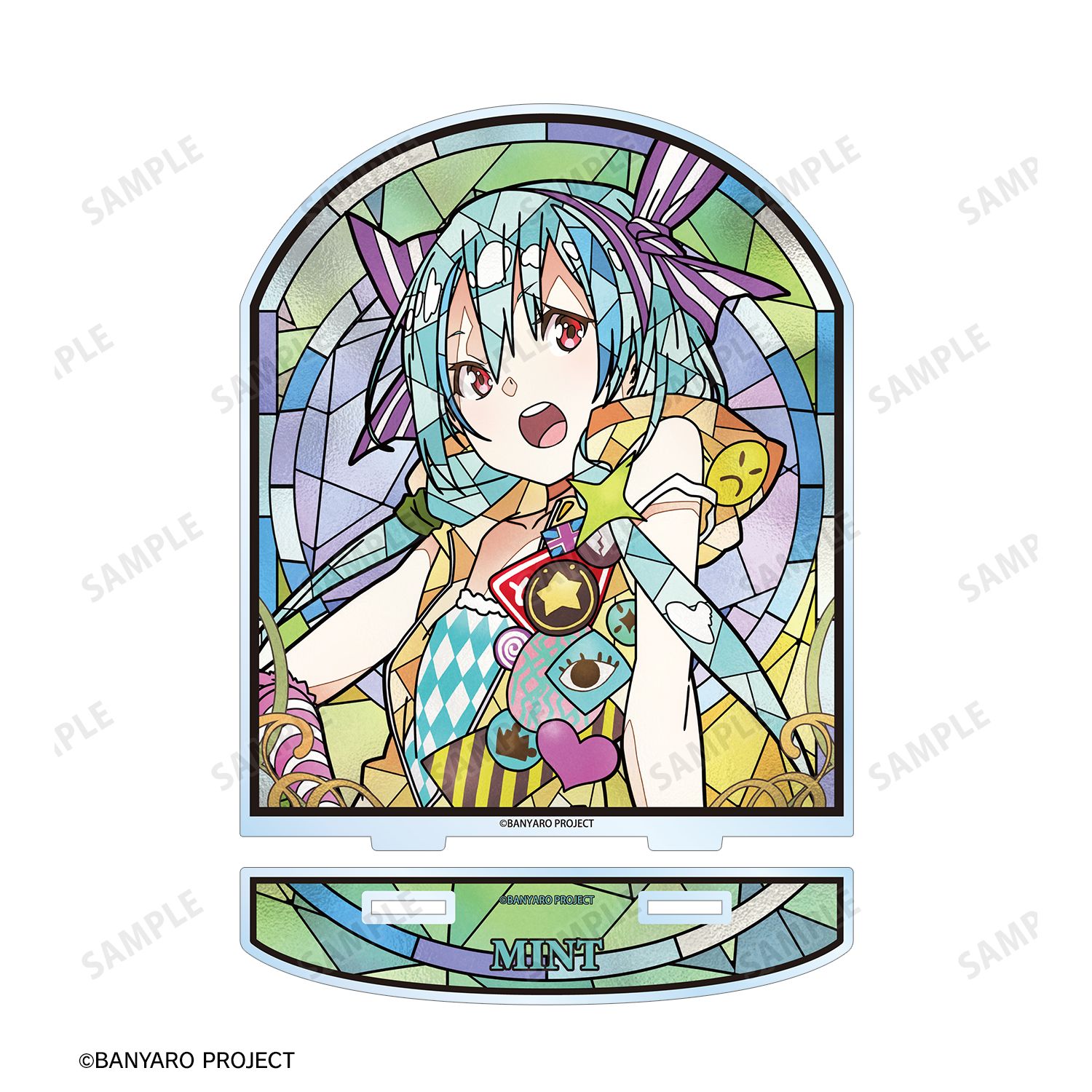 「バンドやろうぜ!」 ミント Aure Glass BIGアクリルスタンド 画像 2 | AniSmile