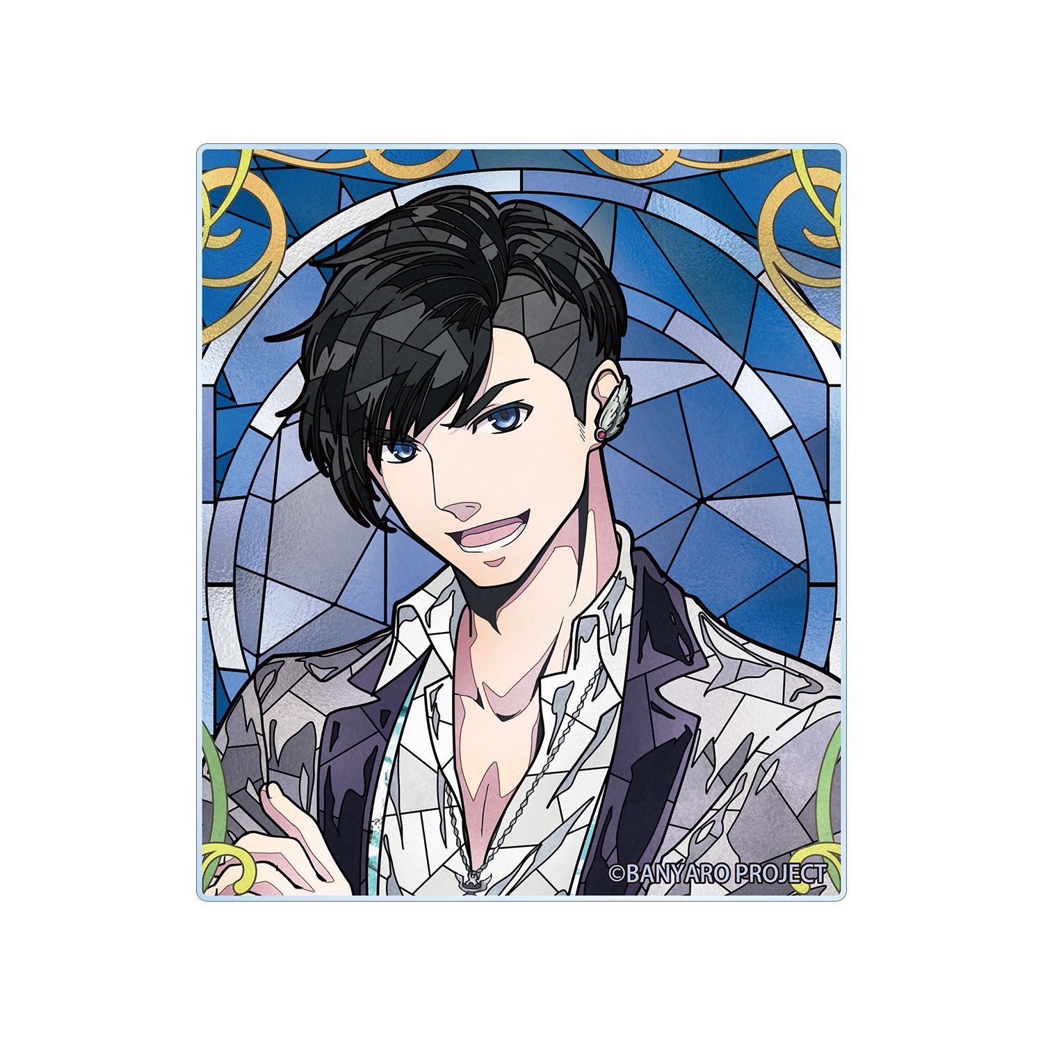 「バンドやろうぜ!」 小金井 進 Aure Glass アクリルカード - 公式商品画像 | AniSmile