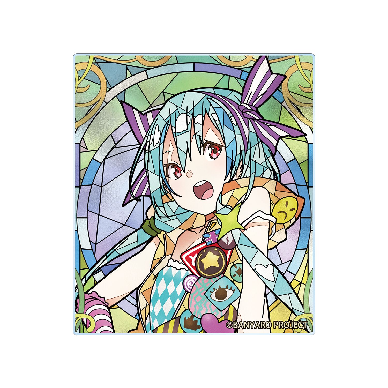 「バンドやろうぜ!」 ミント Aure Glass アクリルカード - 公式商品画像 | AniSmile