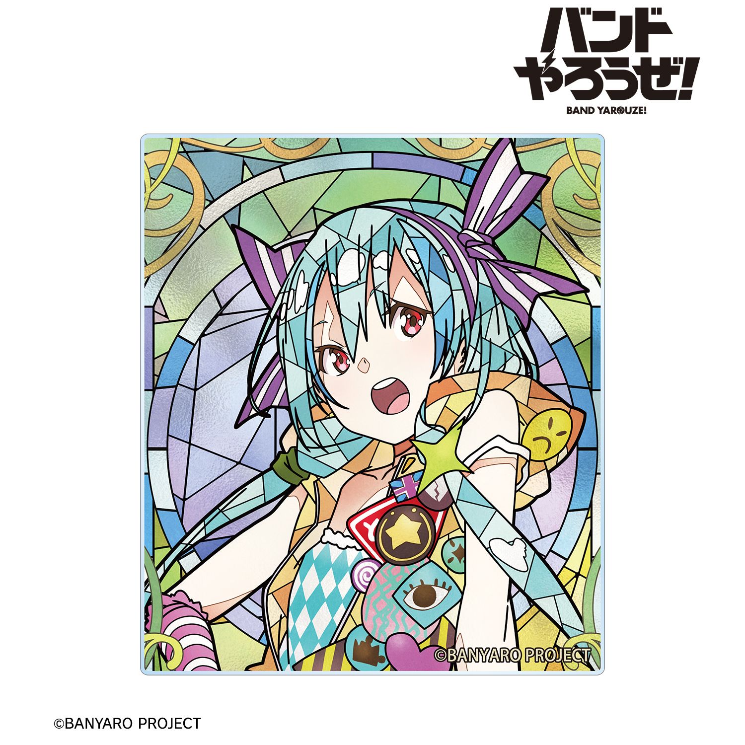 「バンドやろうぜ!」 ミント Aure Glass アクリルカード 画像 3 | AniSmile