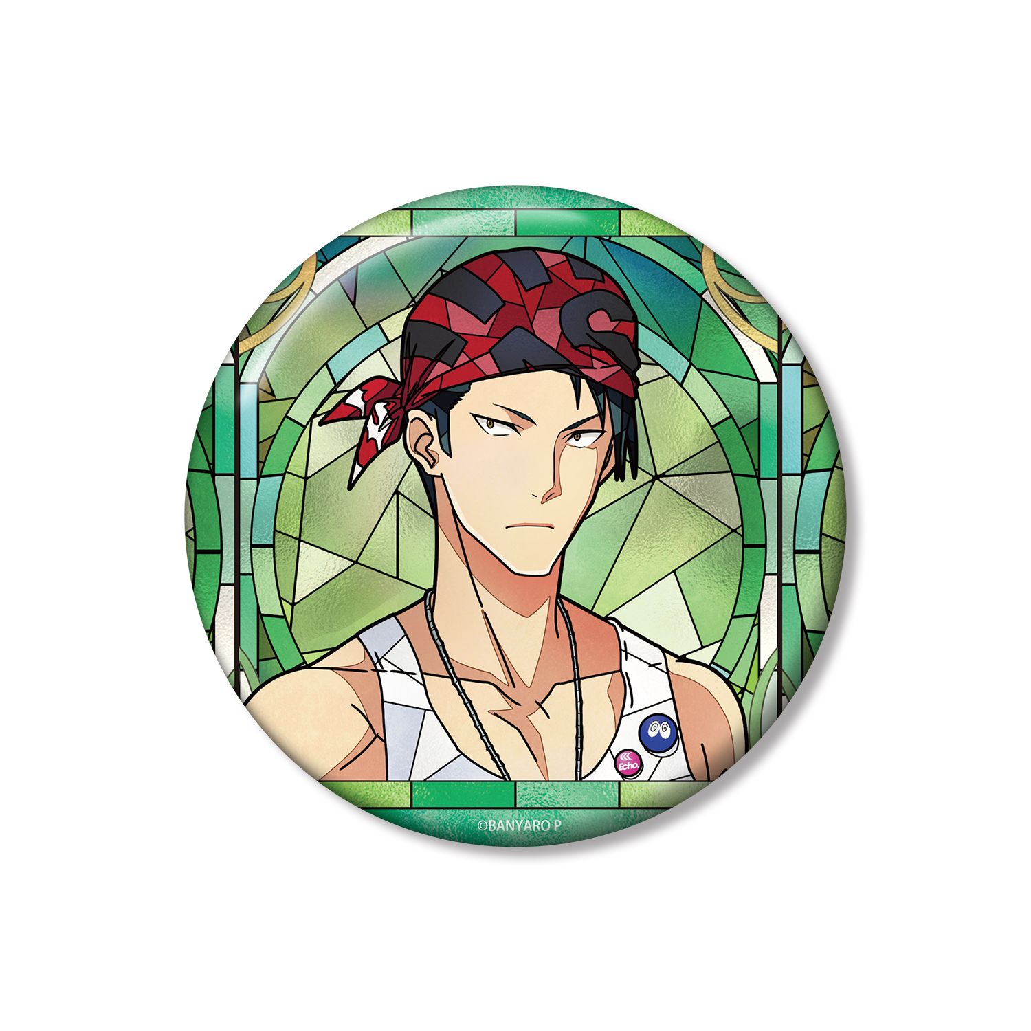 「バンドやろうぜ!」 白雪徹平 Aure Glass 100mm缶バッジ - 公式商品画像 | AniSmile