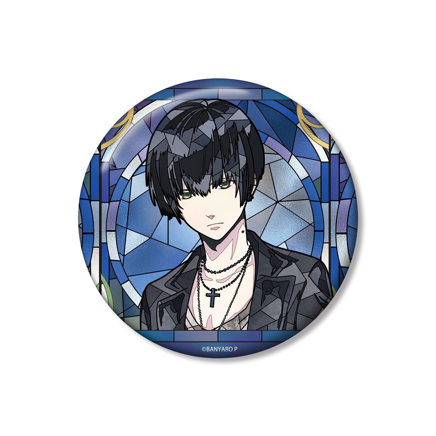 「バンドやろうぜ!」 高良 京 Aure Glass 100mm缶バッジ - 公式商品画像 | AniSmile