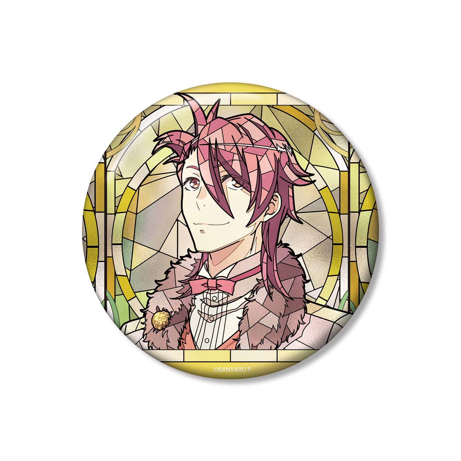 「バンドやろうぜ!」 徳田吉宗 Aure Glass 100mm缶バッジ - 公式商品画像 | AniSmile