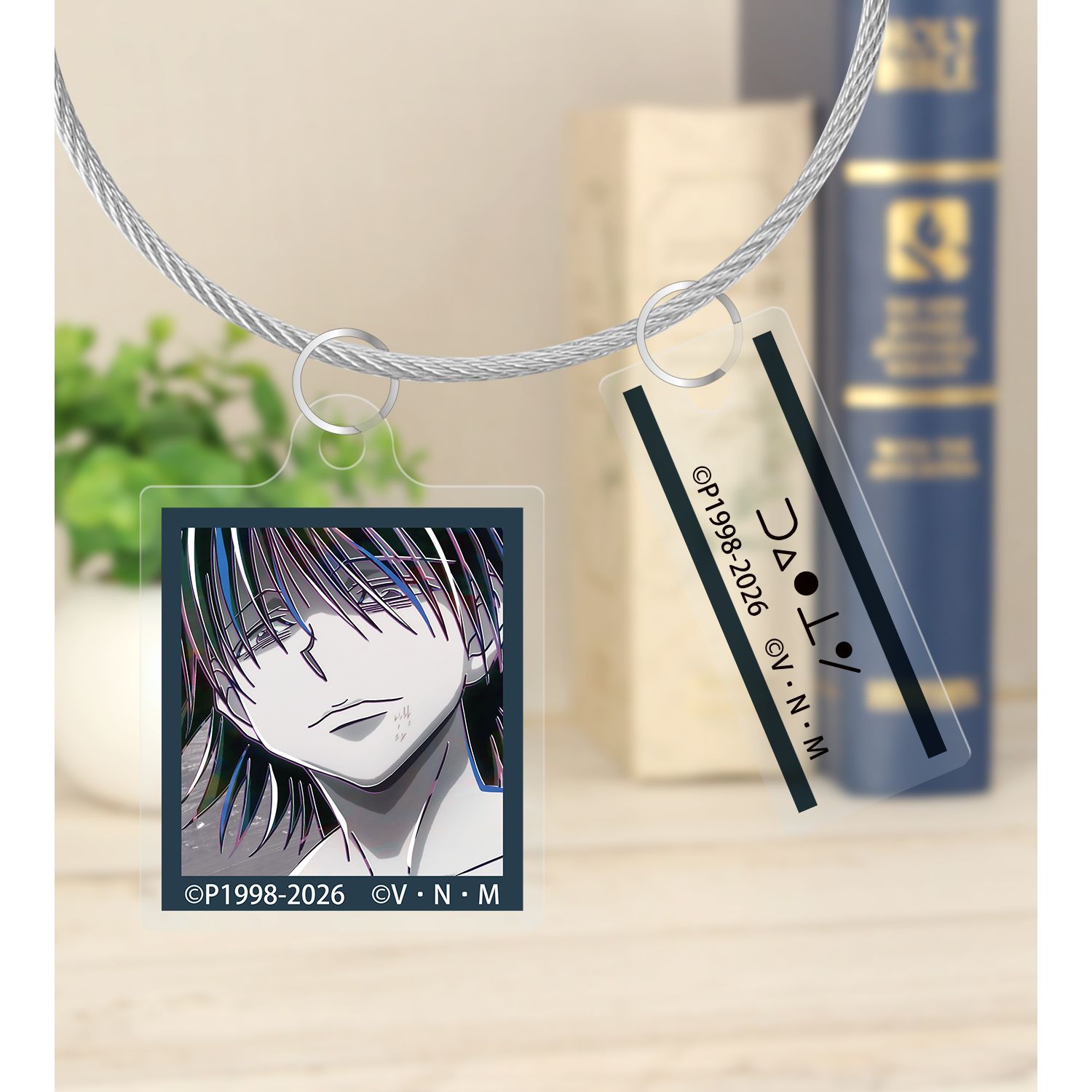 HUNTER×HUNTER フェイタン Ani-Art 第4弾 2連ワイヤーアクリルキーホルダー 画像 5 | AniSmile