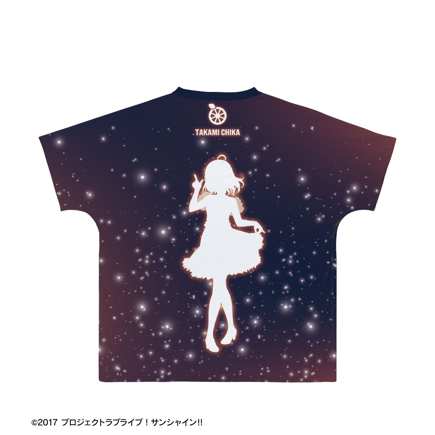 ラブライブ!サンシャイン!! 描き下ろし 高海千歌 3rdソロコンサートver. フルグラフィックTシャツユニセックス(サイズ/M) 画像 3 | AniSmile