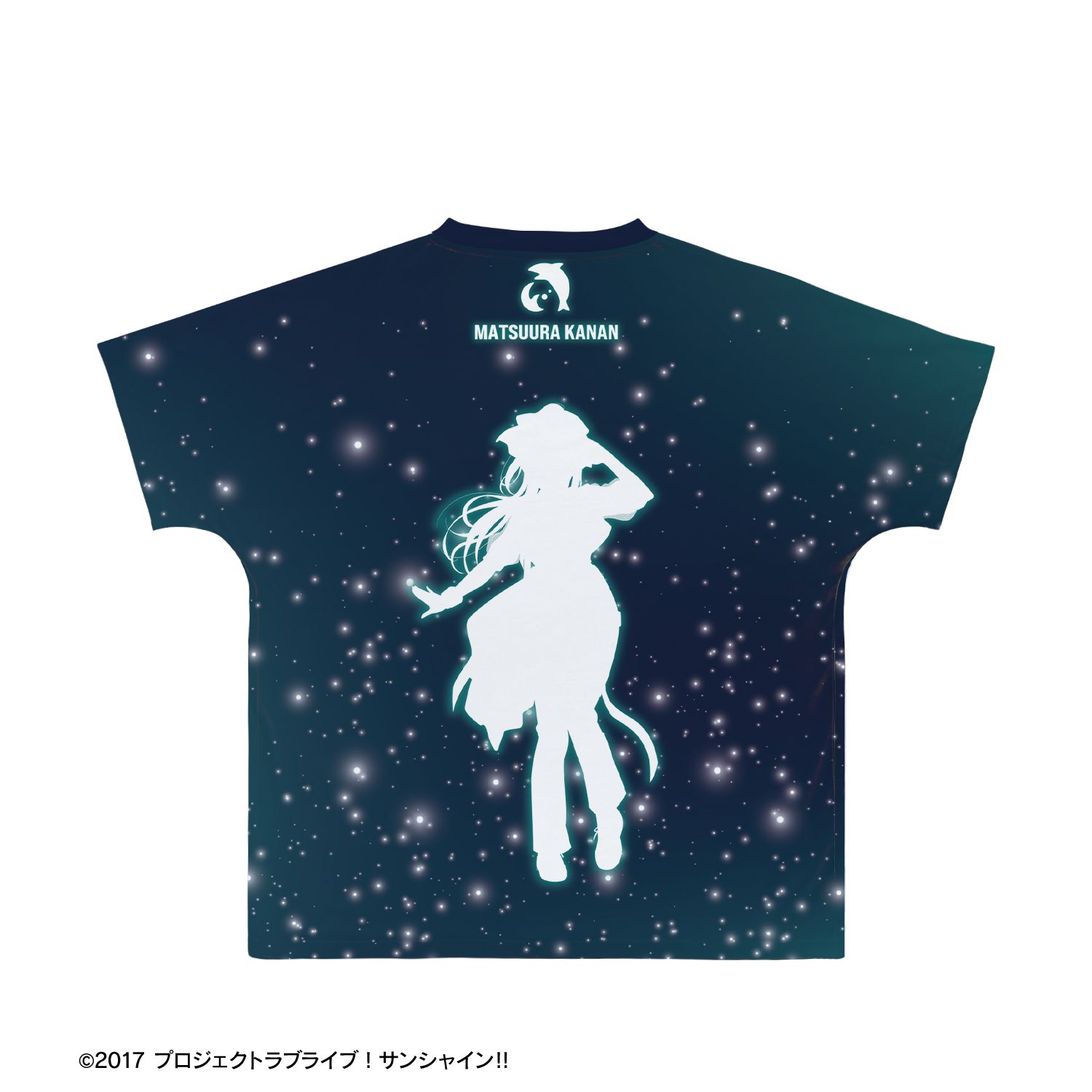 ラブライブ!サンシャイン!! 描き下ろし 松浦果南 3rdソロコンサートver. フルグラフィックTシャツユニセックス(サイズ/XXS) 画像 3 | AniSmile