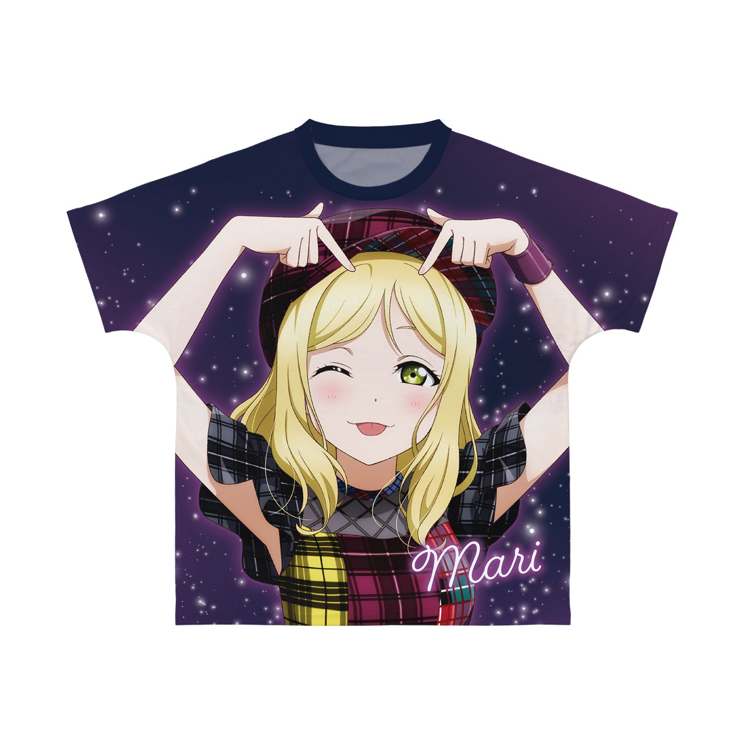 ラブライブ!サンシャイン!! 描き下ろし 小原鞠莉 3rdソロコンサートver. フルグラフィックTシャツユニセックス(サイズ/XXXL) - 公式商品画像 | AniSmile