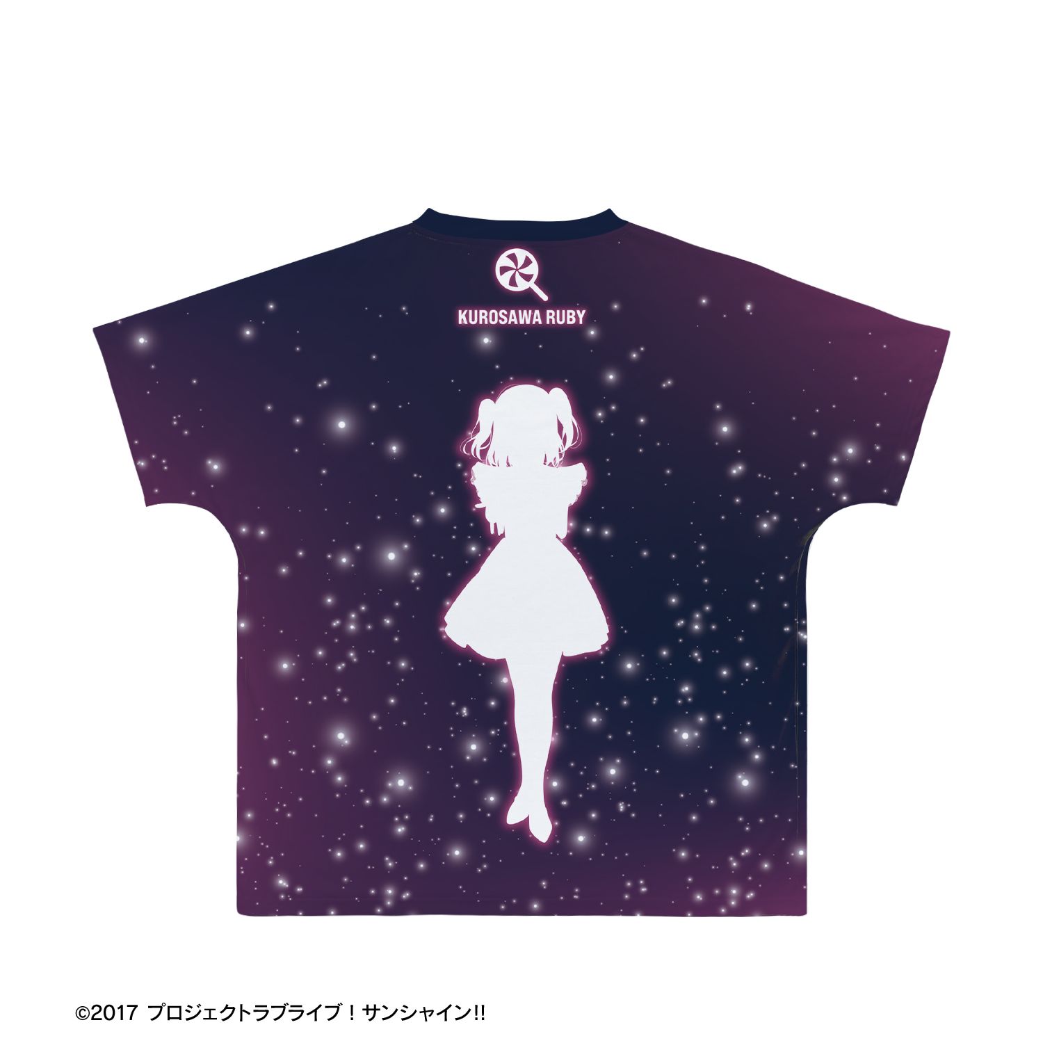 ラブライブ!サンシャイン!! 描き下ろし 黒澤ルビィ 3rdソロコンサートver. フルグラフィックTシャツユニセックス(サイズ/M) 画像 3 | AniSmile