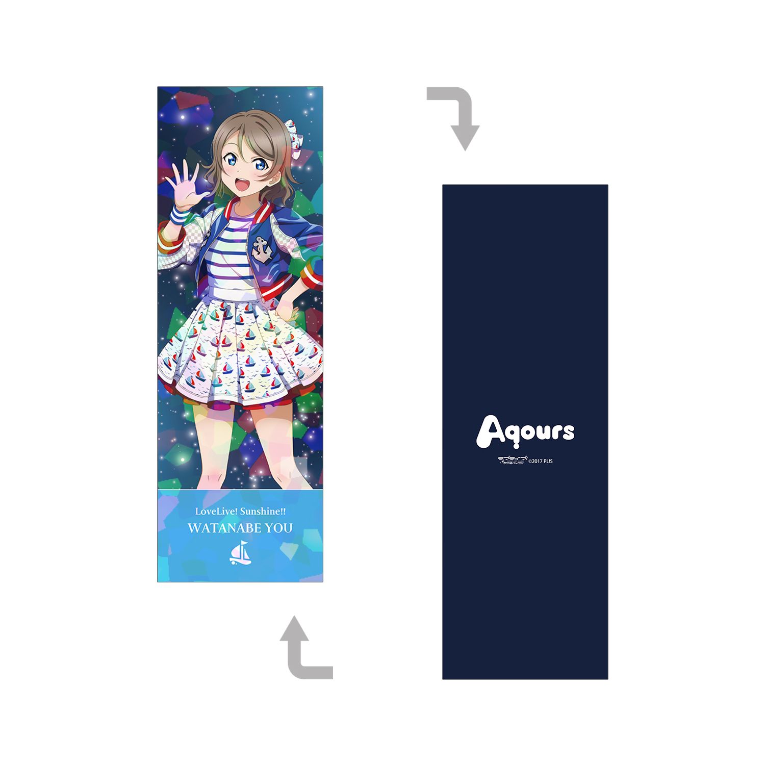 ラブライブ!サンシャイン!! 描き下ろし 渡辺 曜 3rdソロコンサートver. ホログラムチケット風カード - 公式商品画像 | AniSmile
