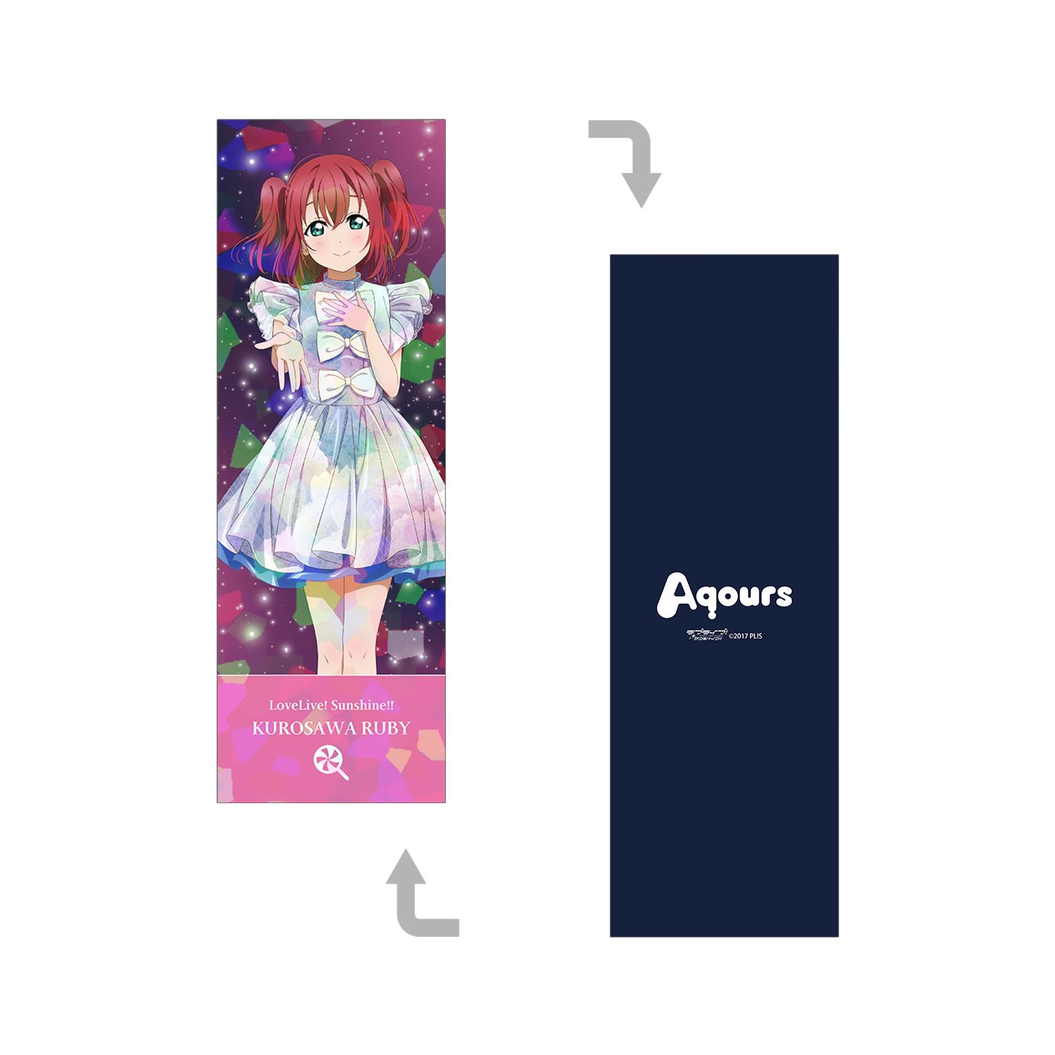 ラブライブ!サンシャイン!! 描き下ろし 黒澤ルビィ 3rdソロコンサートver. ホログラムチケット風カード - 公式商品画像 | AniSmile