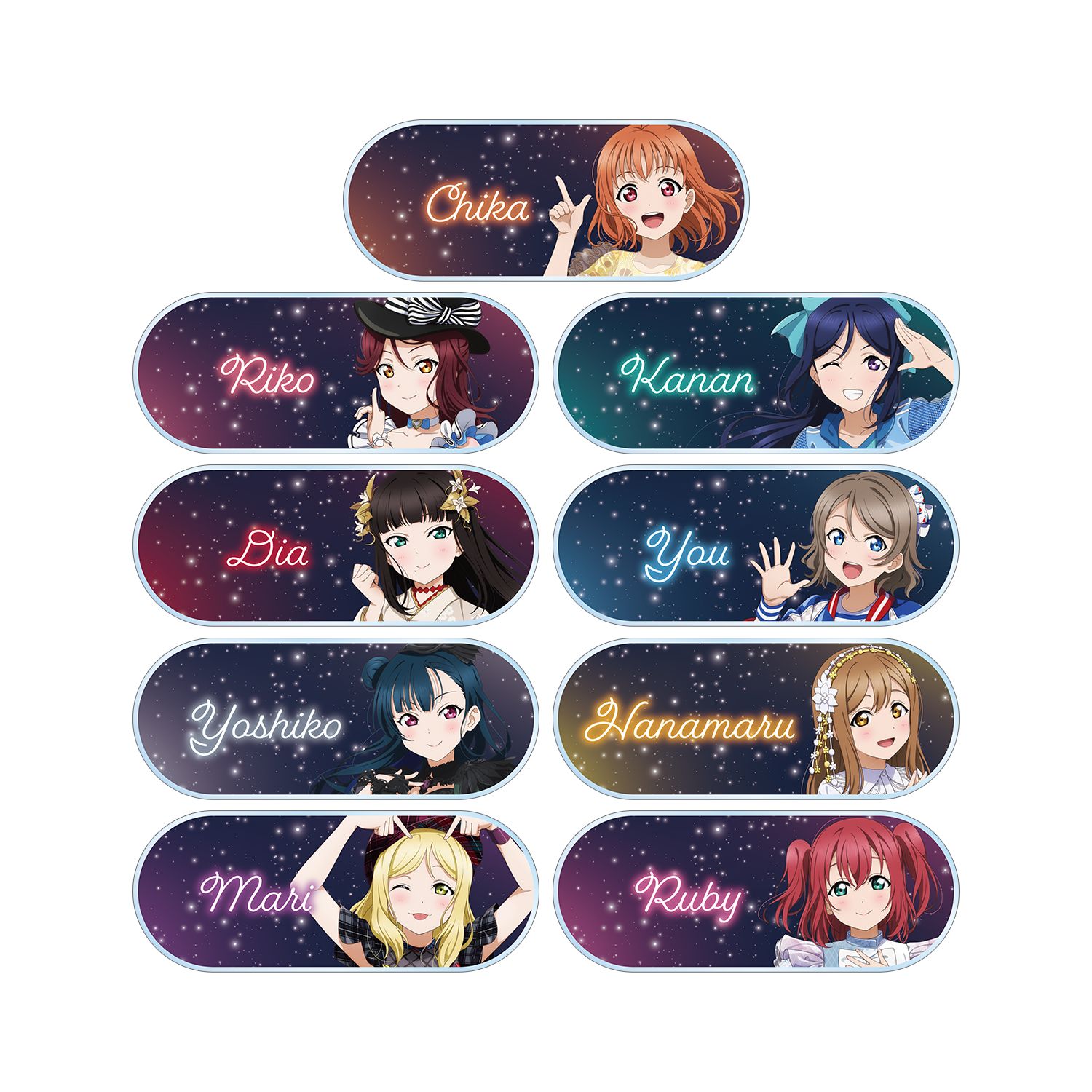 ラブライブ!サンシャイン!! 描き下ろし 3rdソロコンサートver. トレーディングアクリルネームプレート(単位/単品) - 公式商品画像 | AniSmile