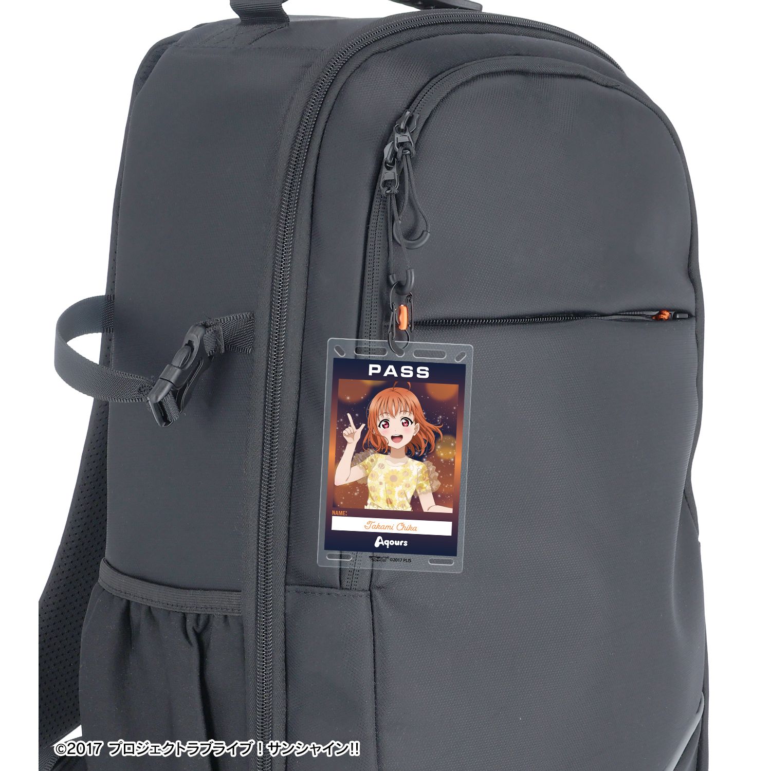 ラブライブ!サンシャイン!! 描き下ろし 高海千歌 3rdソロコンサートver. カラビナ付きカード型アクリルキーホルダー 画像 3 | AniSmile