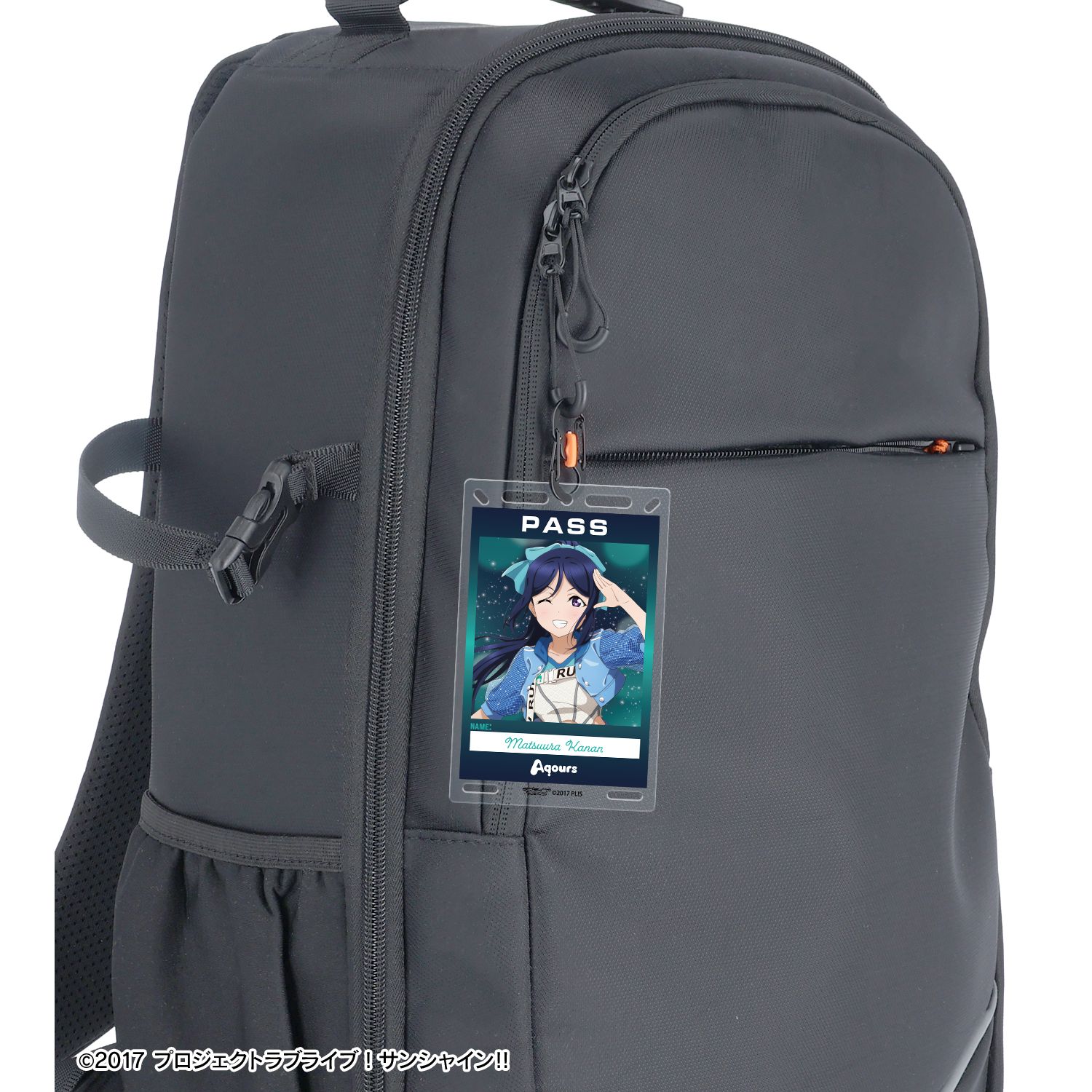 ラブライブ!サンシャイン!! 描き下ろし 松浦果南 3rdソロコンサートver. カラビナ付きカード型アクリルキーホルダー 画像 3 | AniSmile
