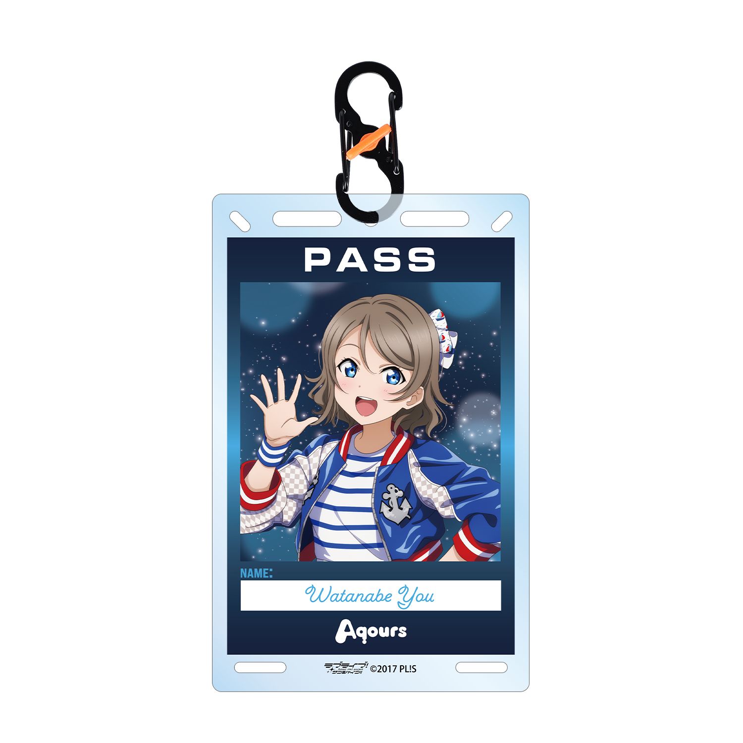 ラブライブ!サンシャイン!! 描き下ろし 渡辺 曜 3rdソロコンサートver. カラビナ付きカード型アクリルキーホルダー - 公式商品画像 | AniSmile