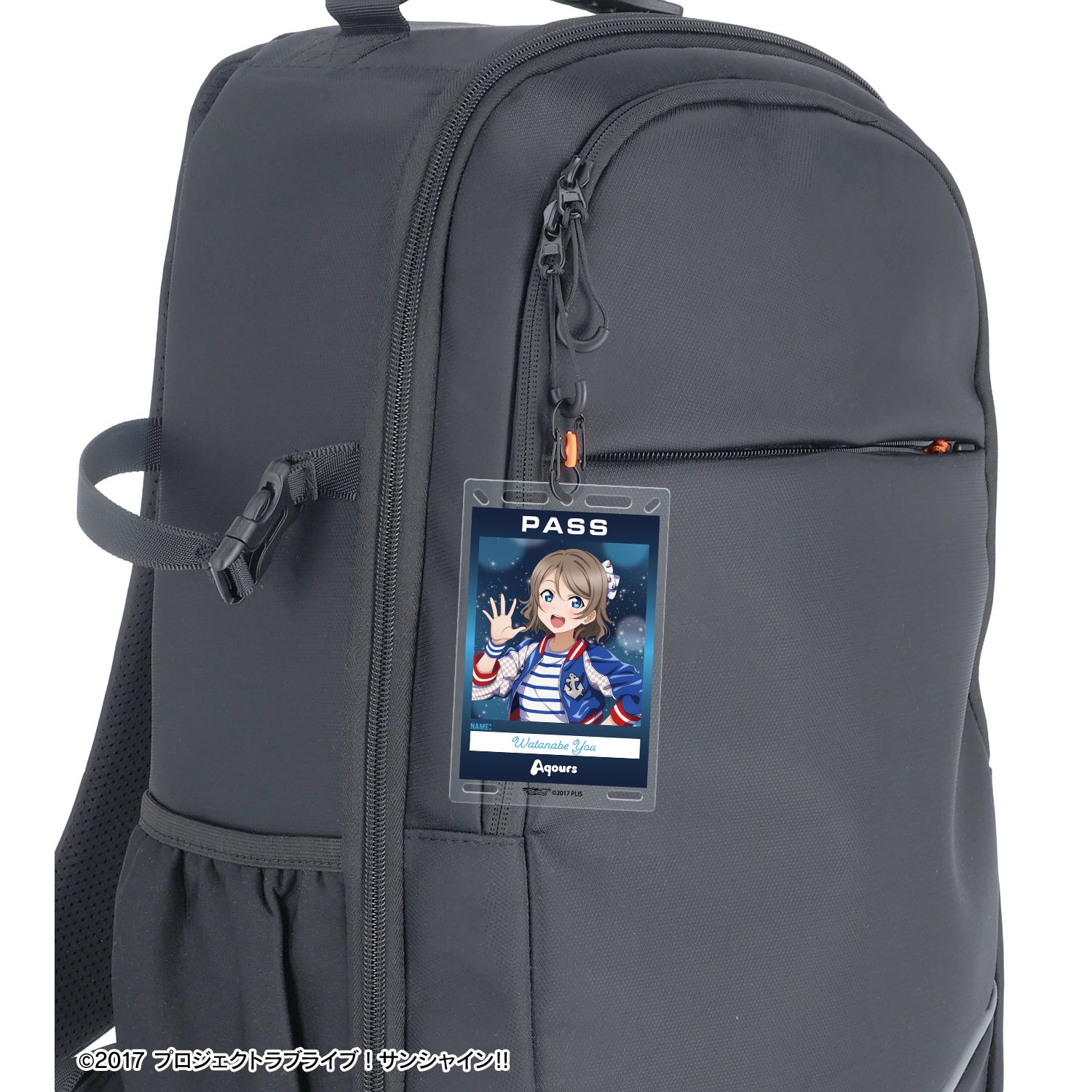 ラブライブ!サンシャイン!! 描き下ろし 渡辺 曜 3rdソロコンサートver. カラビナ付きカード型アクリルキーホルダー 画像 4 | AniSmile