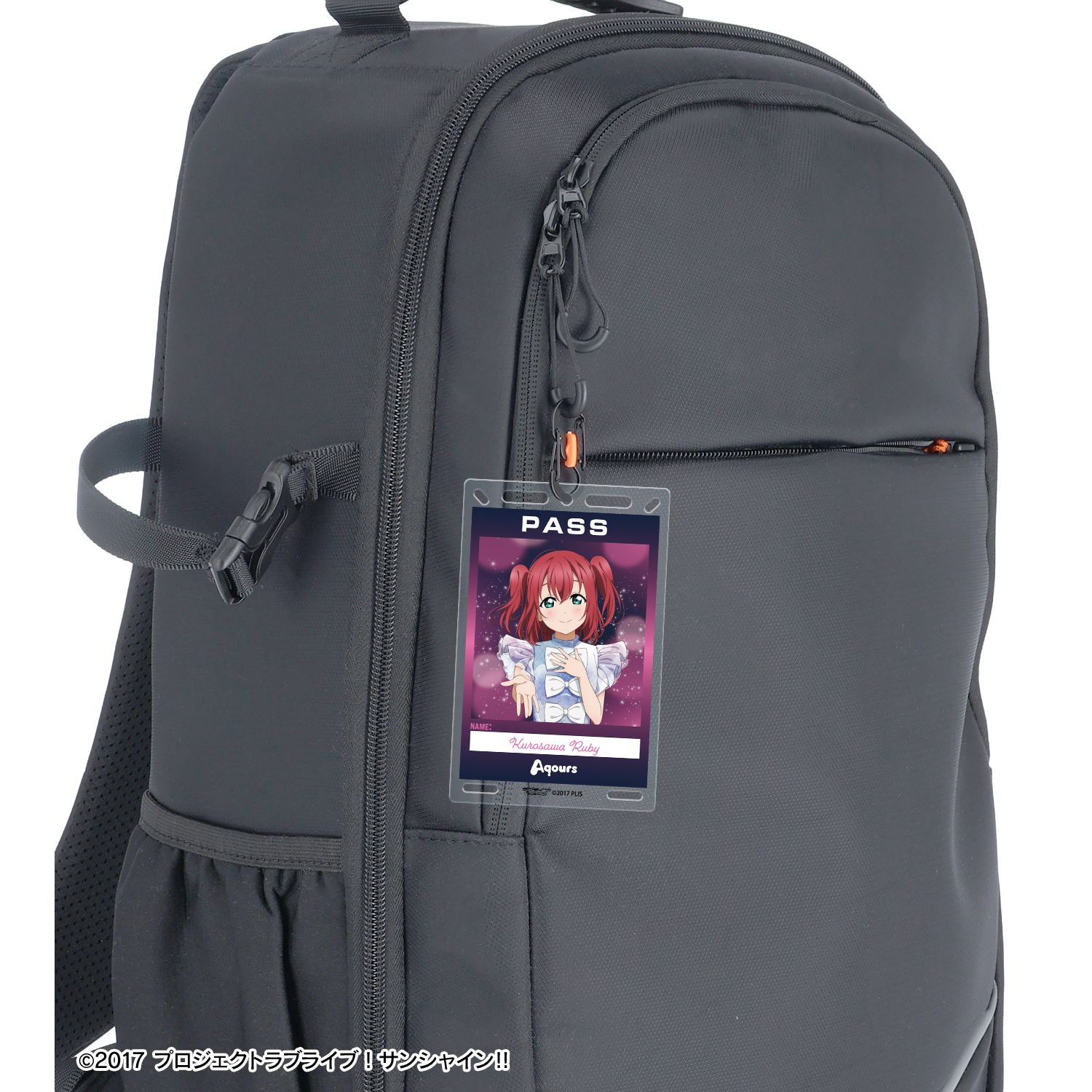 ラブライブ!サンシャイン!! 描き下ろし 黒澤ルビィ 3rdソロコンサートver. カラビナ付きカード型アクリルキーホルダー 画像 3 | AniSmile