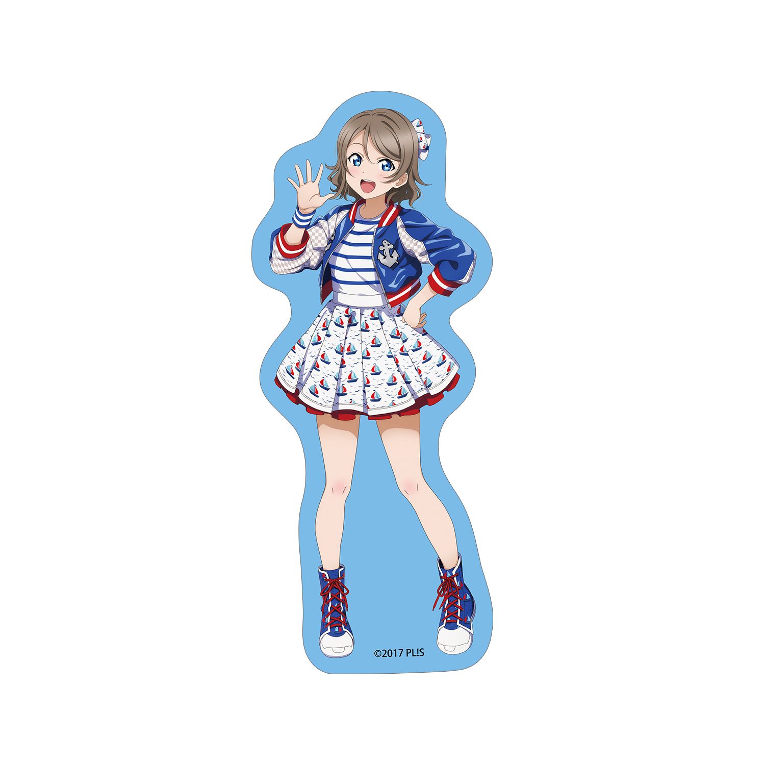 ラブライブ!サンシャイン!! 描き下ろし 渡辺 曜 3rdソロコンサートver. ダイカットステッカー - 公式商品画像 | AniSmile