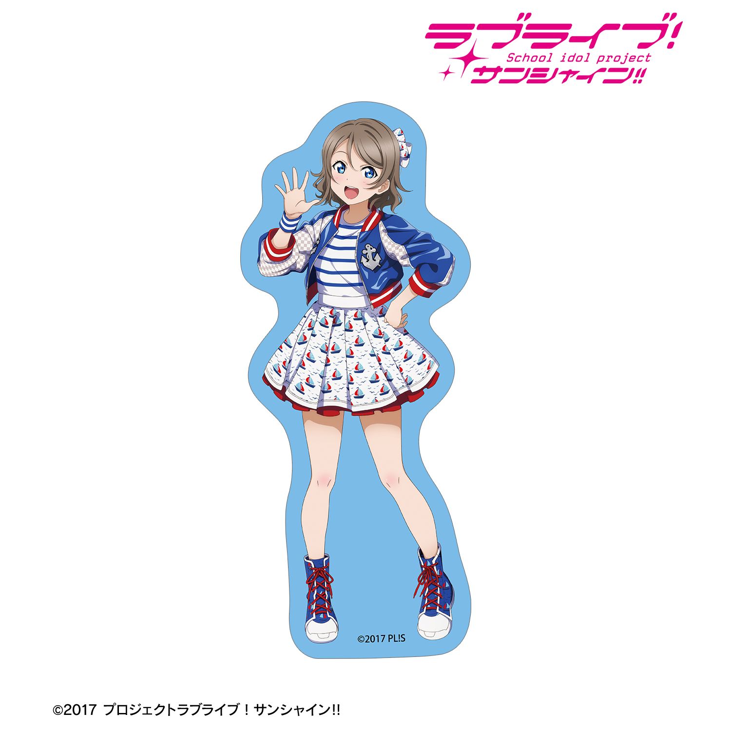 ラブライブ!サンシャイン!! 描き下ろし 渡辺 曜 3rdソロコンサートver. ダイカットステッカー 画像 2 | AniSmile