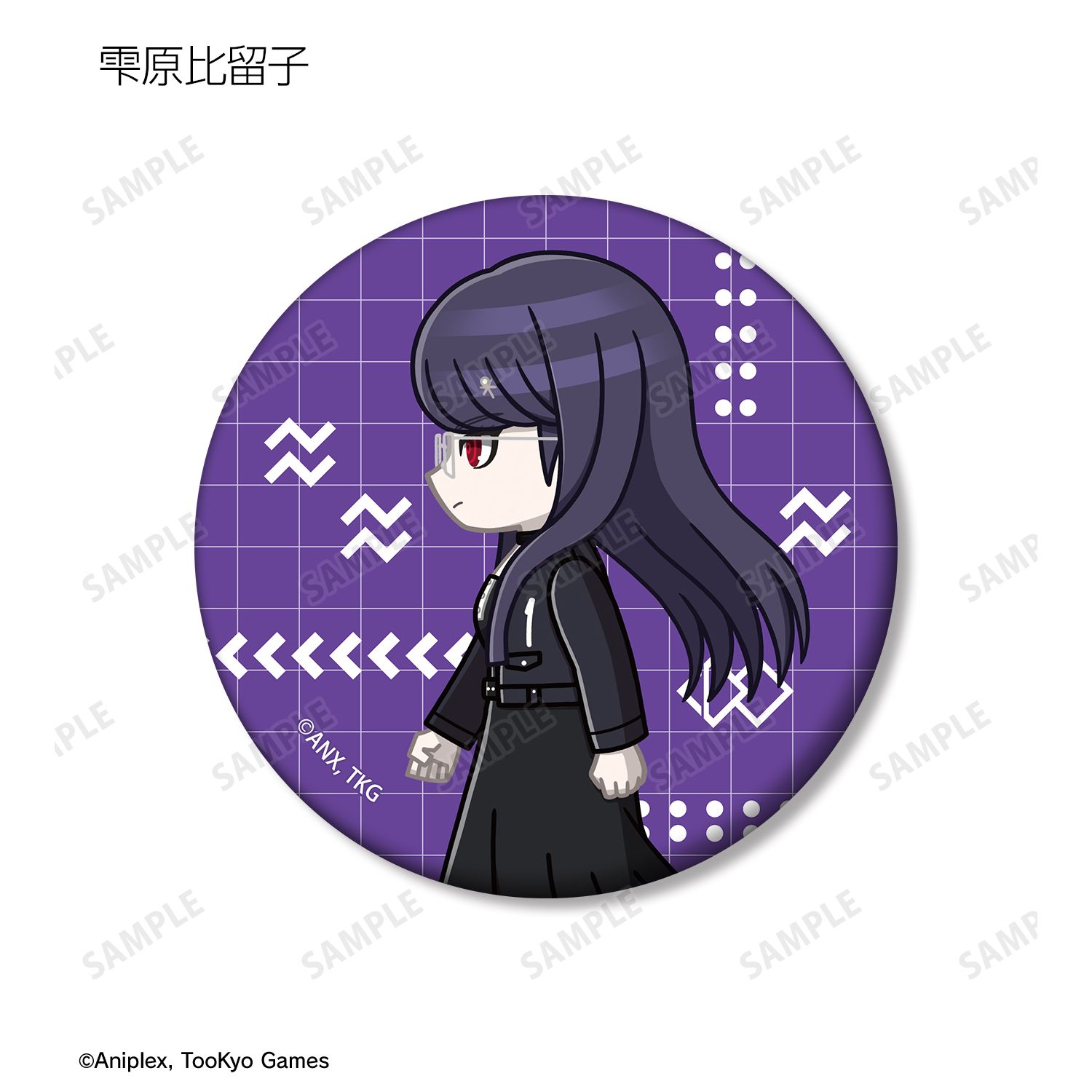 HUNDRED LINE -最終防衛学園- トレーディング ちびとこ マット缶バッジ(単位/単品) 画像 5 | AniSmile