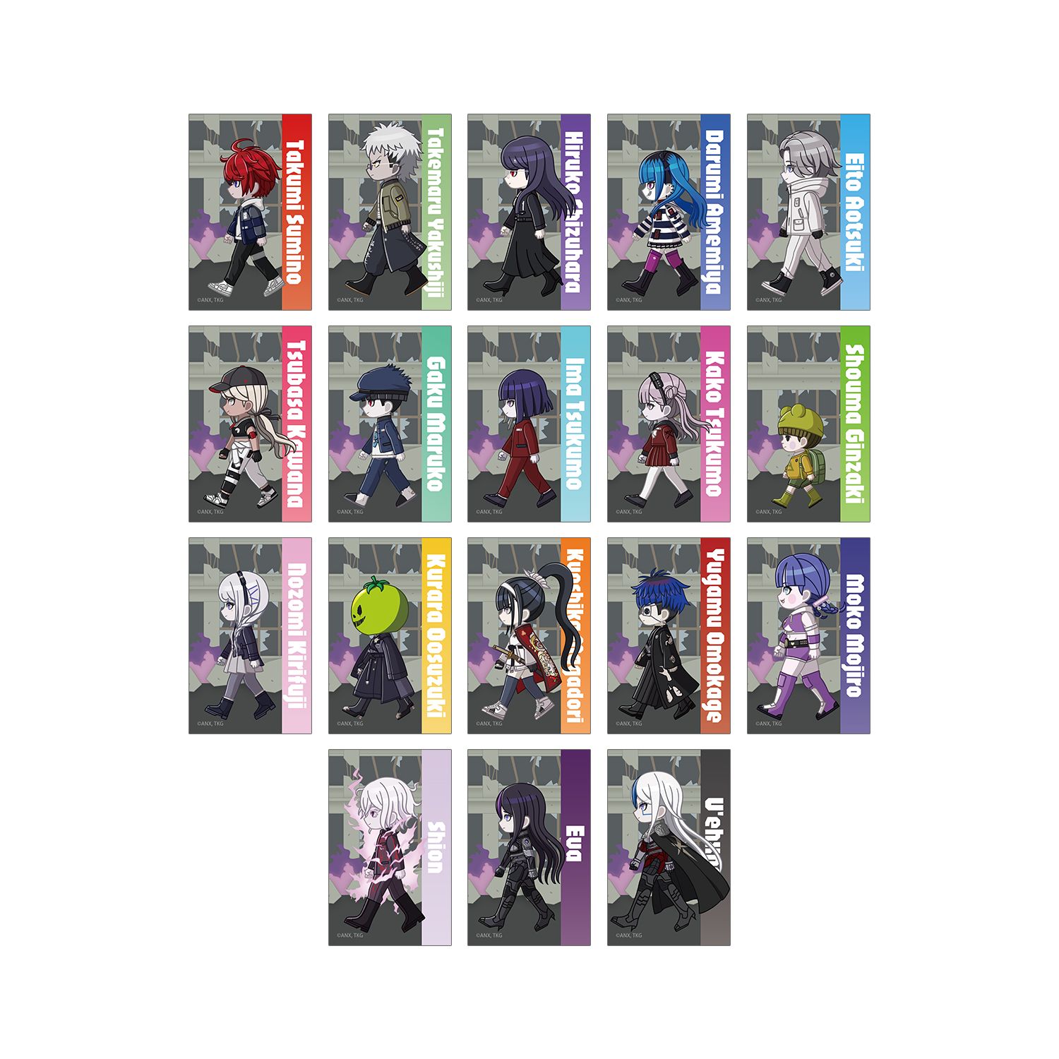 HUNDRED LINE -最終防衛学園- トレーディング ちびとこ イラストカード(単位/単品) - 公式商品画像 | AniSmile