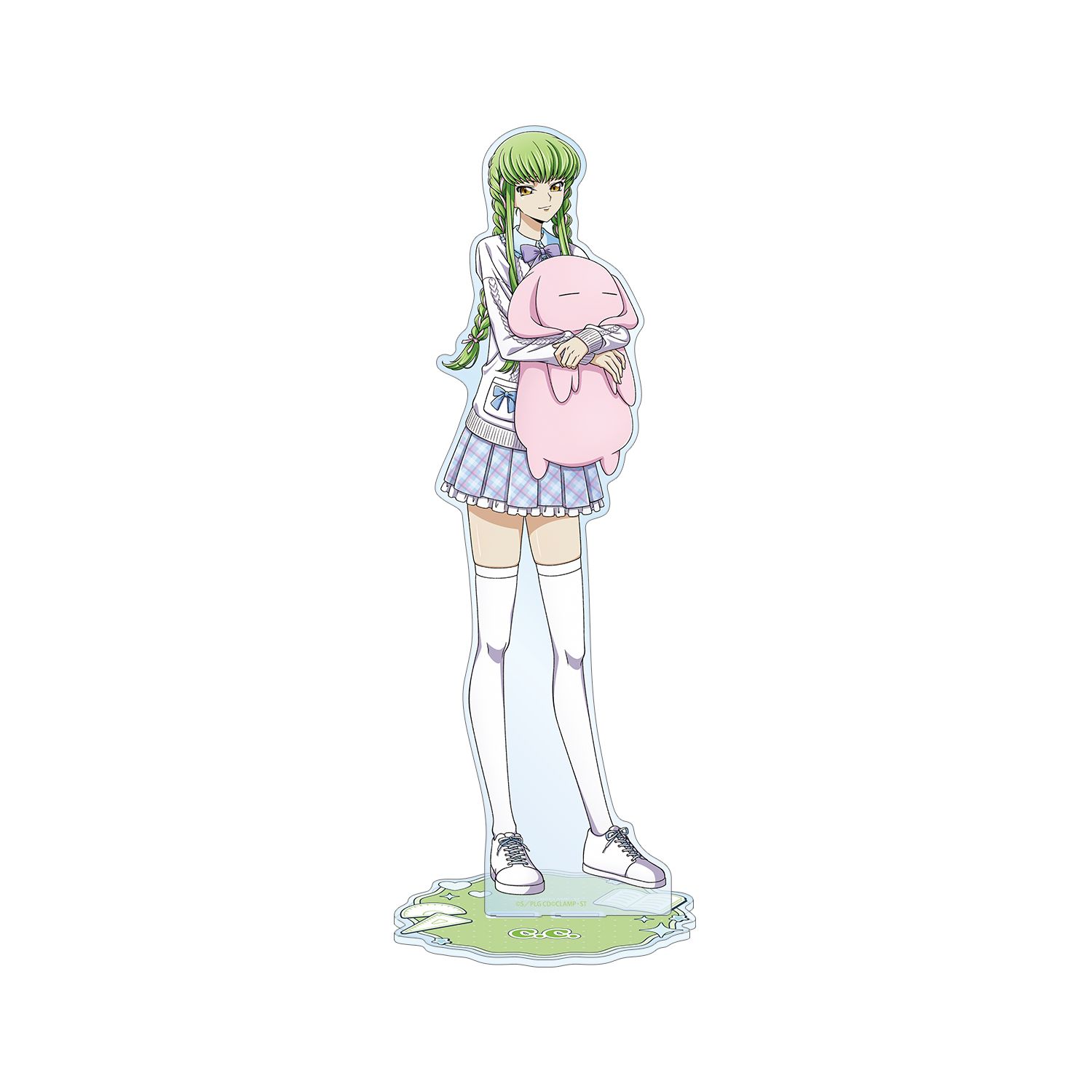 コードギアス 反逆のルルーシュ 描き下ろし C.C. スクールファッションver. 特大アクリルスタンド - 公式商品画像 | AniSmile