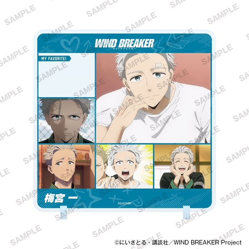 TVアニメ「WIND BREAKER」きゃらinスタンド vol.2 梅宮一 - 公式商品画像 | AniSmile