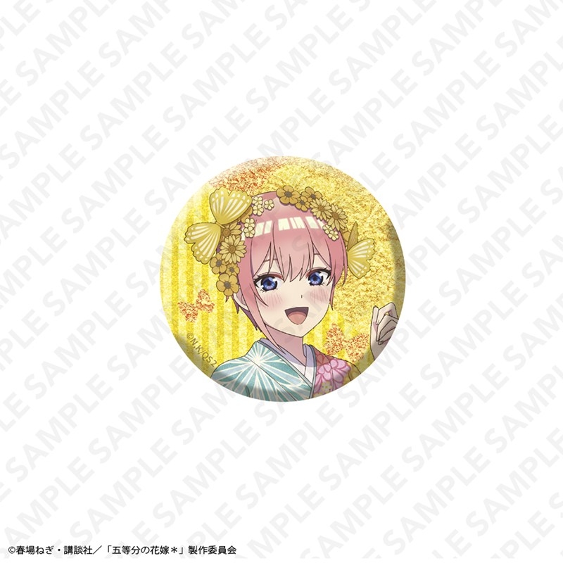 「五等分の花嫁*」グリッター57mm缶バッジ 中野一花 - 公式商品画像 | AniSmile