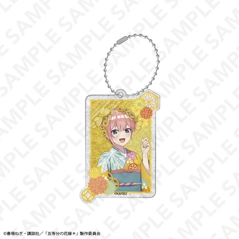 「五等分の花嫁*」グリッターアクリルチャーム 中野一花 - 公式商品画像 | AniSmile