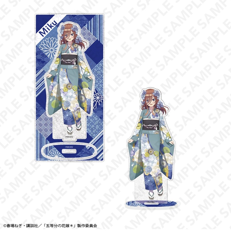 「五等分の花嫁*」グリッターアクスタプレート 中野三玖 - 公式商品画像 | AniSmile