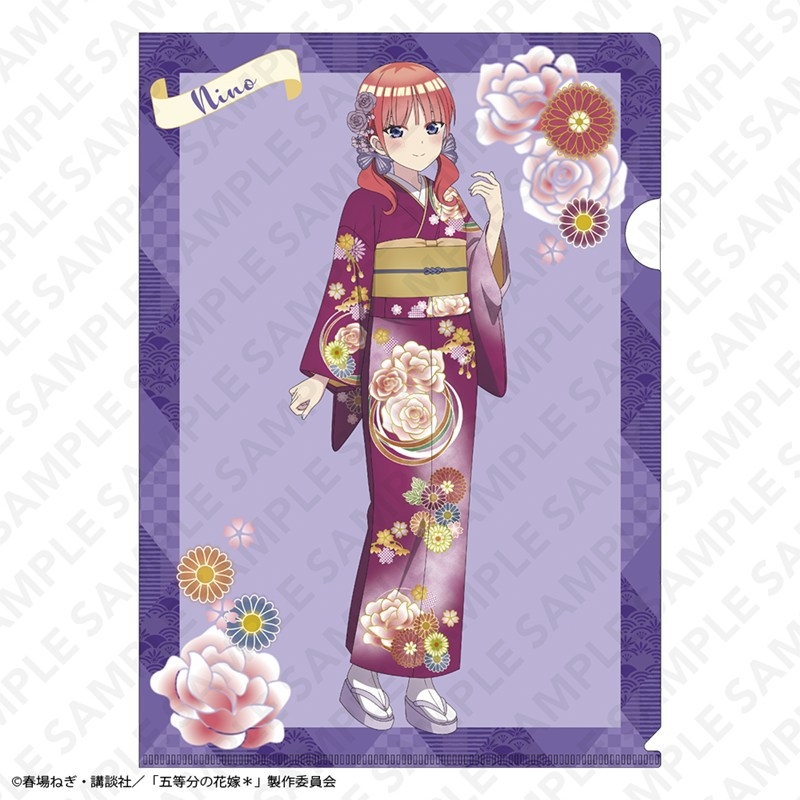 「五等分の花嫁*」オーロラA4クリアファイル 中野二乃 - 公式商品画像 | AniSmile