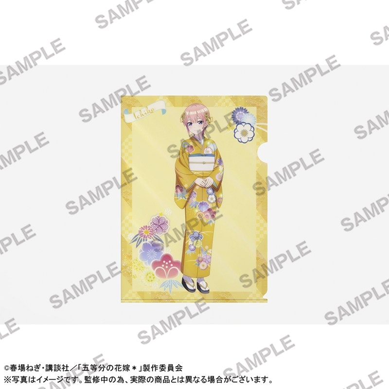 「五等分の花嫁*」オーロラA4クリアファイル 中野一花 画像 3 | AniSmile