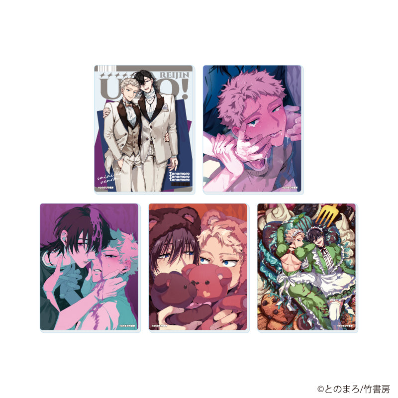 アクリルキーホルダー&缶バッジセット「麗人uno!周年記念フェア」04/だからお願い好きだと言って(描き下ろしイラスト) 画像 4 | AniSmile
