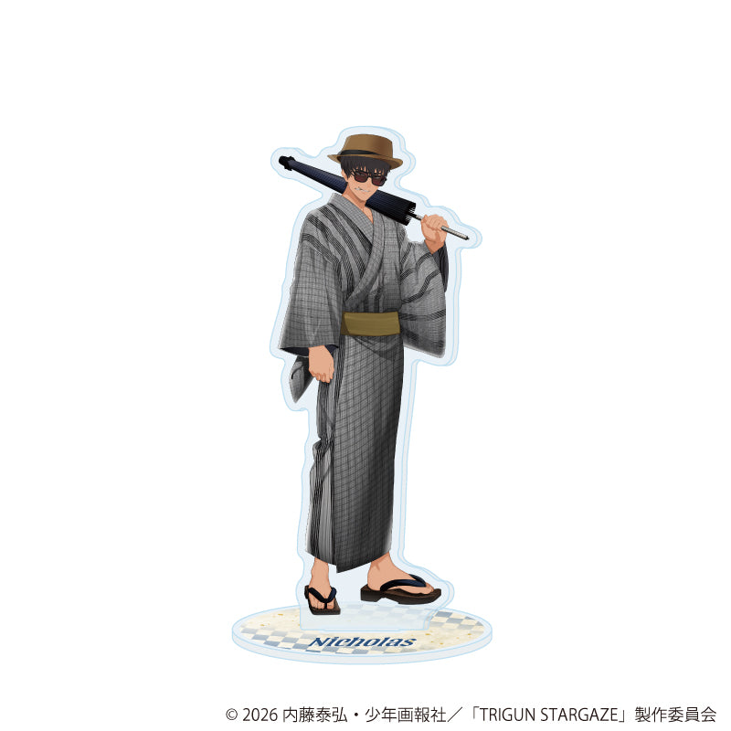 アクリルスタンド「TRIGUN STARGAZE」02/ニコラス・D・ウルフウッド 浴衣ver.(描き下ろし) - 公式商品画像 | AniSmile