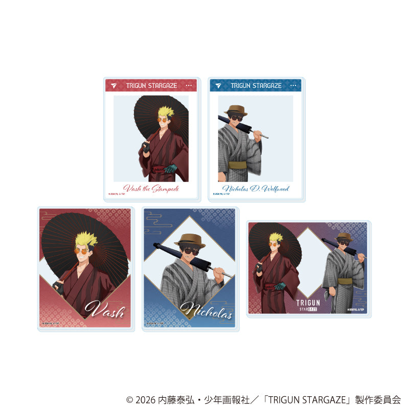 アクリルカード「TRIGUN STARGAZE」01/トレーディング(全5種)(描き下ろし) - 公式商品画像 | AniSmile