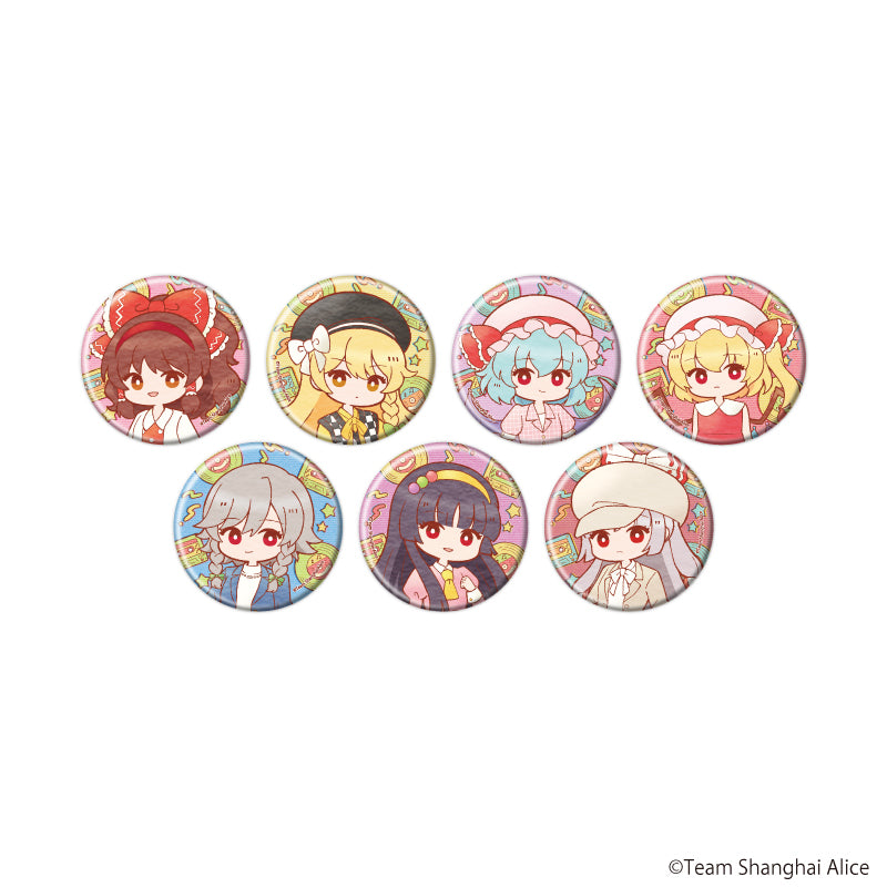 缶バッジ「東方Project」20/レトロver. ブラインド(全7種)(レトロアートイラスト) - 公式商品画像 | AniSmile