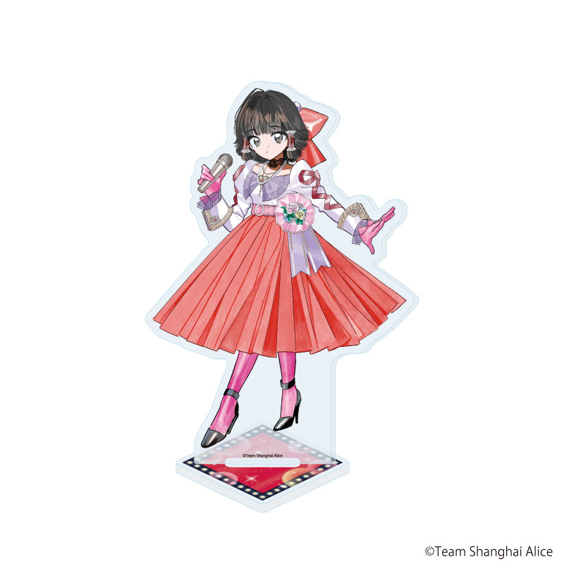 アクリルスタンド「東方Project」55/博麗霊夢 レトロアイドルver.(描き起こしイラスト) - 公式商品画像 | AniSmile