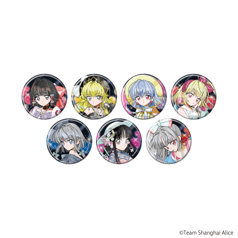 缶バッジ「東方Project」19/レトロアイドルver. ブラインド(全7種)(描き起こしイラスト) - 公式商品画像 | AniSmile