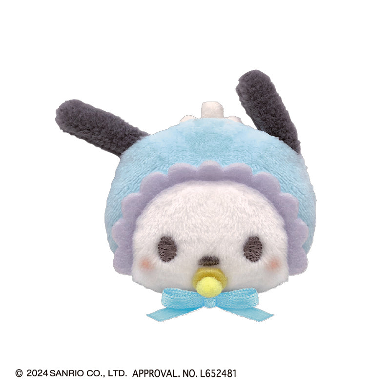 アクリルプレートバッジ「終わりのセラフ×サンリオキャラクターズ」01/百夜優一郎×ポチャッコ(コラボイラスト) 画像 3 | AniSmile