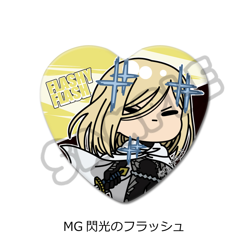 アニメ「ワンパンマン」ハート型缶バッジ MG(閃光のフラッシュ) - 公式商品画像 | AniSmile